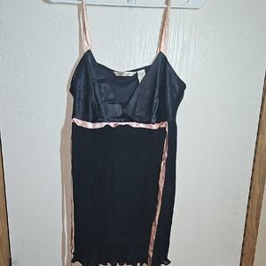 Delicates Black and Pink Chemise